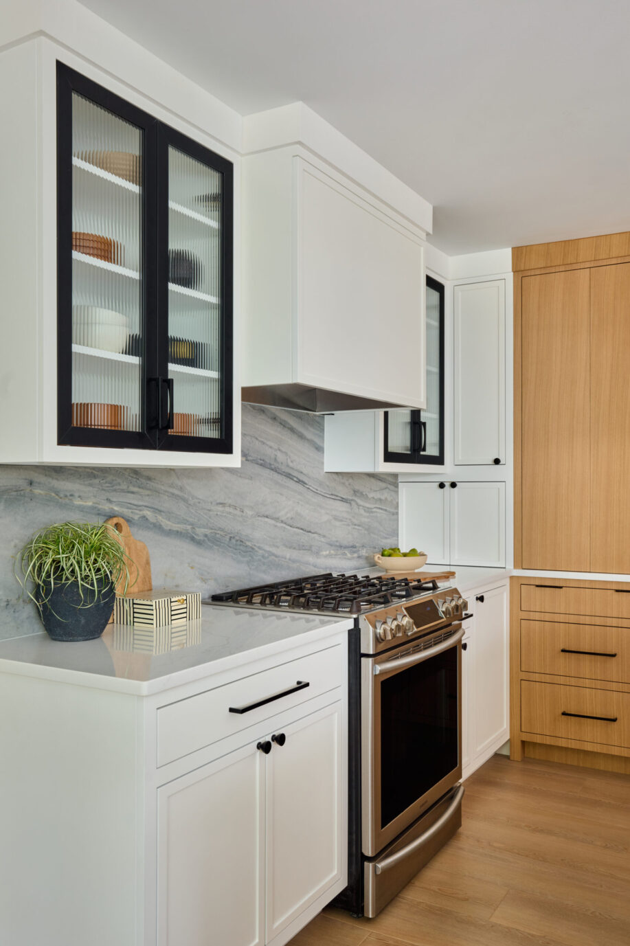 Restart Design Build Doylestown PA modern white Kitchen Renovation